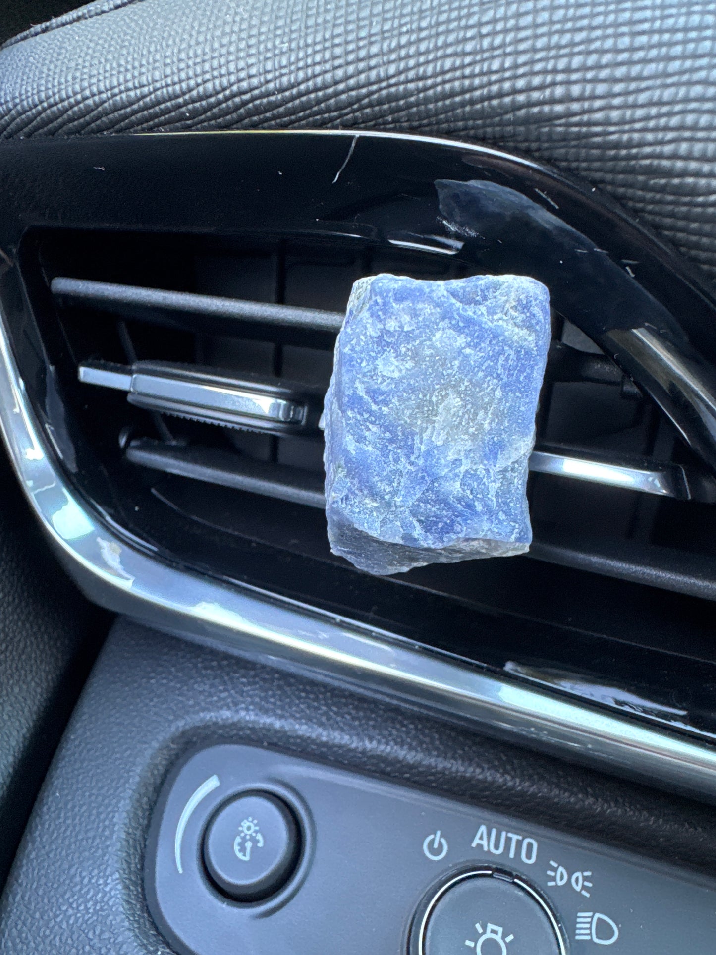 Blue Sodalite/Hackmanite Car Clip