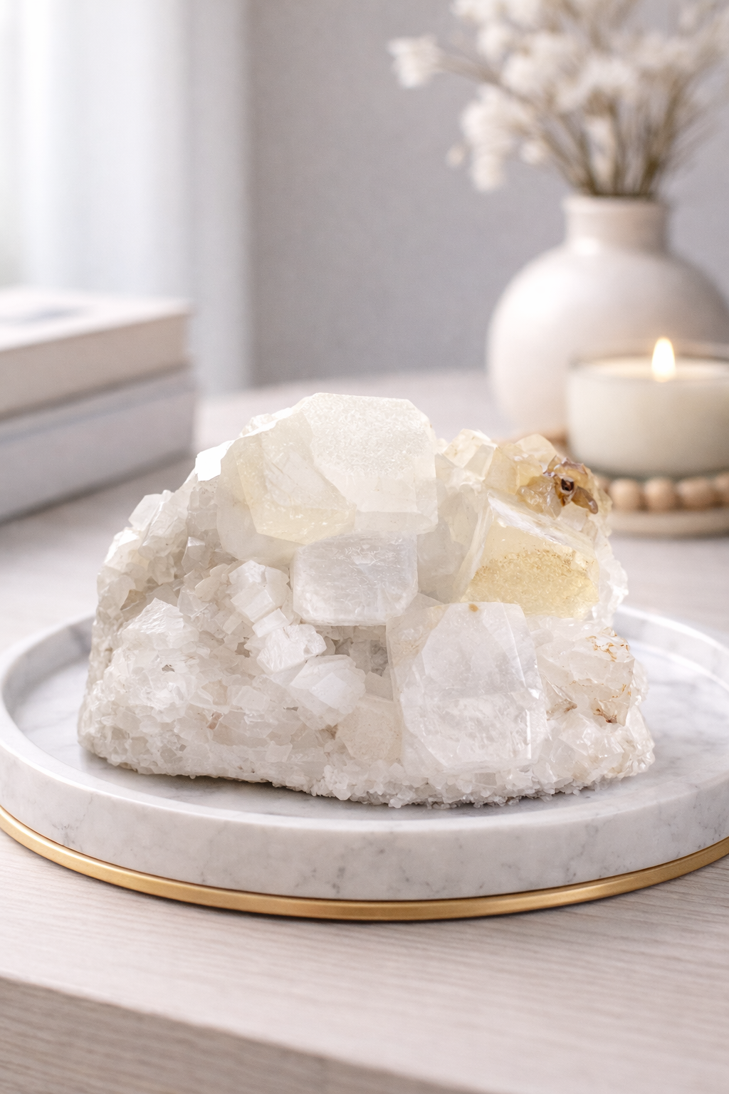 Zeolite Quartz Cluster