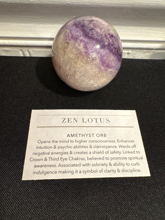 Amethyst Chevron Orb