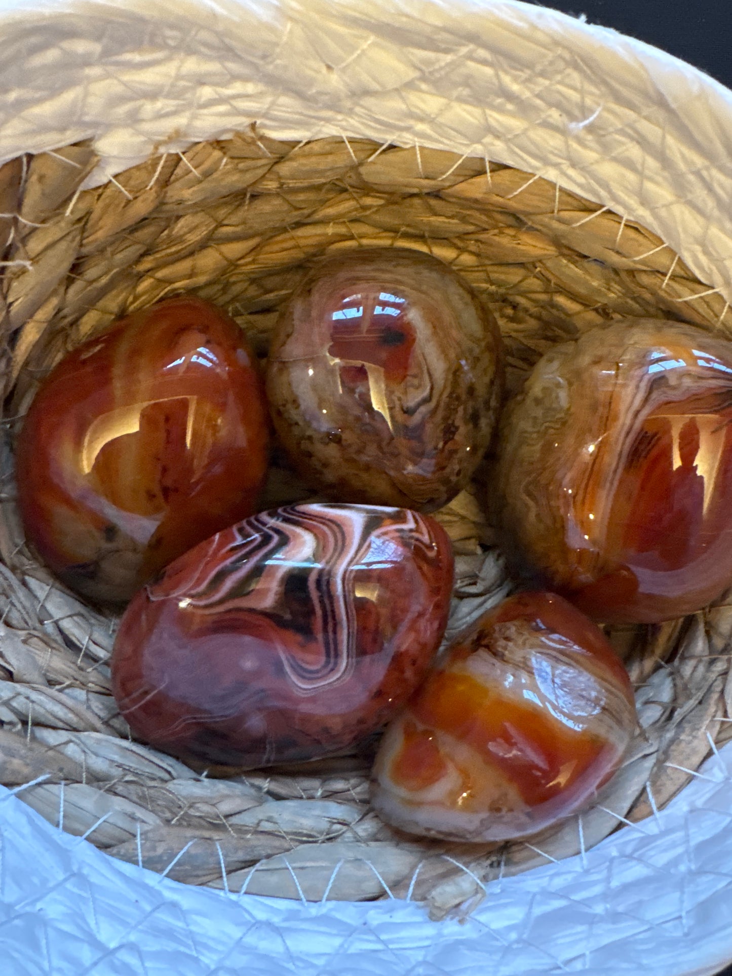 Sardonyx Palm Stone