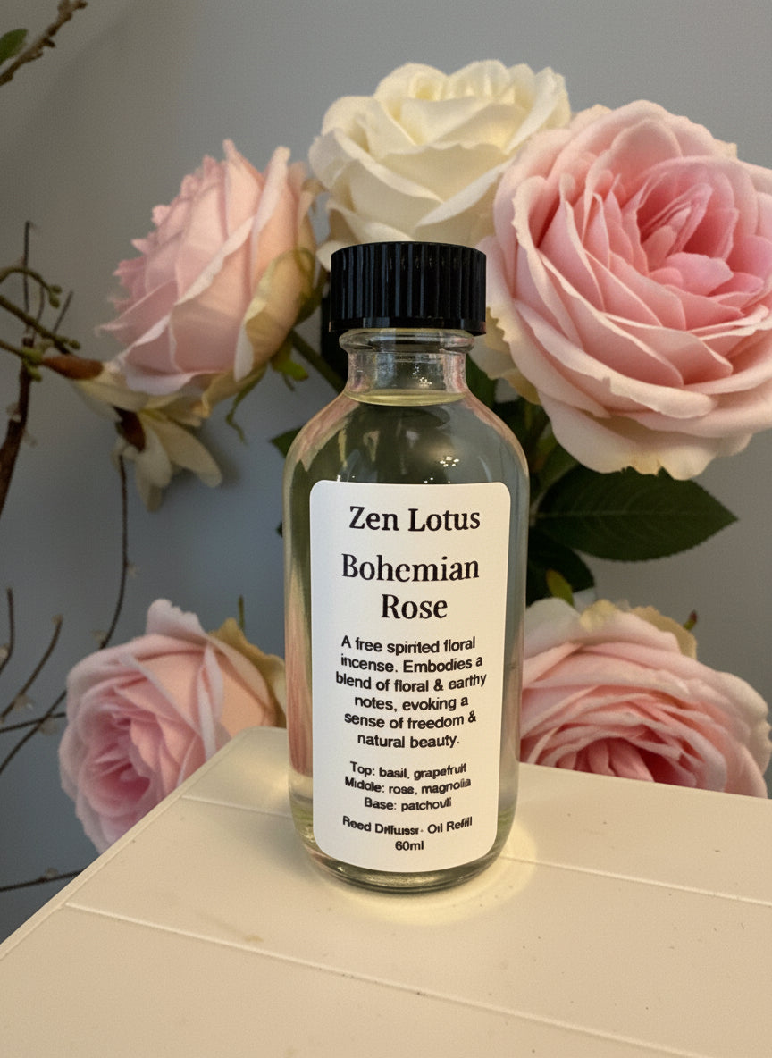 Bohemian Rose- Oil Refill for Reed Diffuser