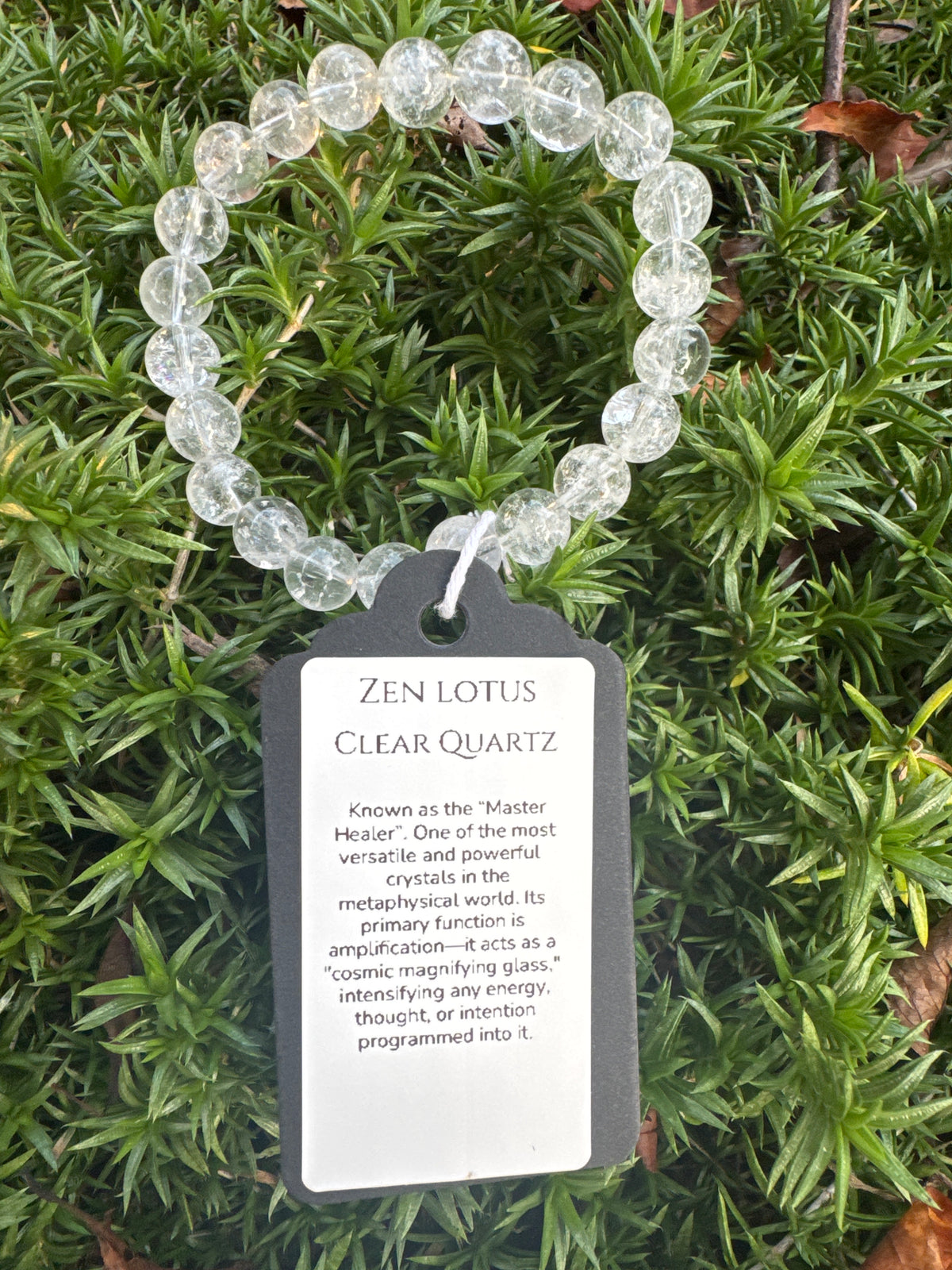 Clear Quartz Crystal Natural Stone Bracelet