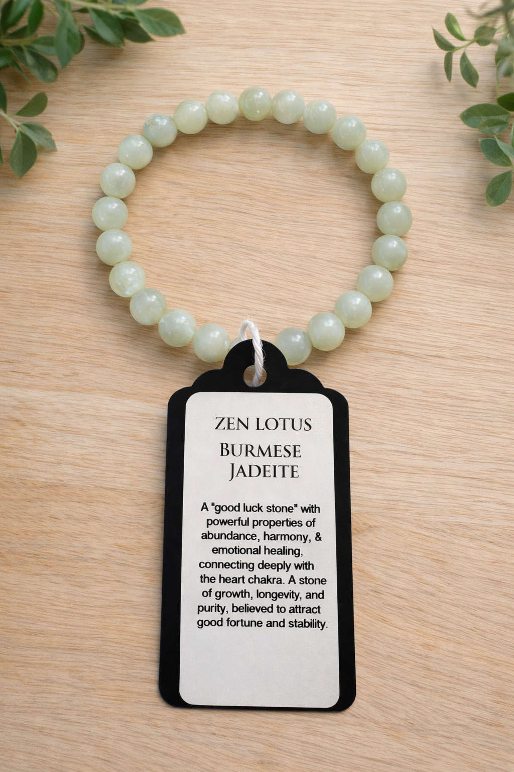 Burmese Jadeite Grade A stone Natural Stone Bracelet