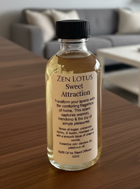Sweet Attraction- Refill Oil for Reed Diffuser