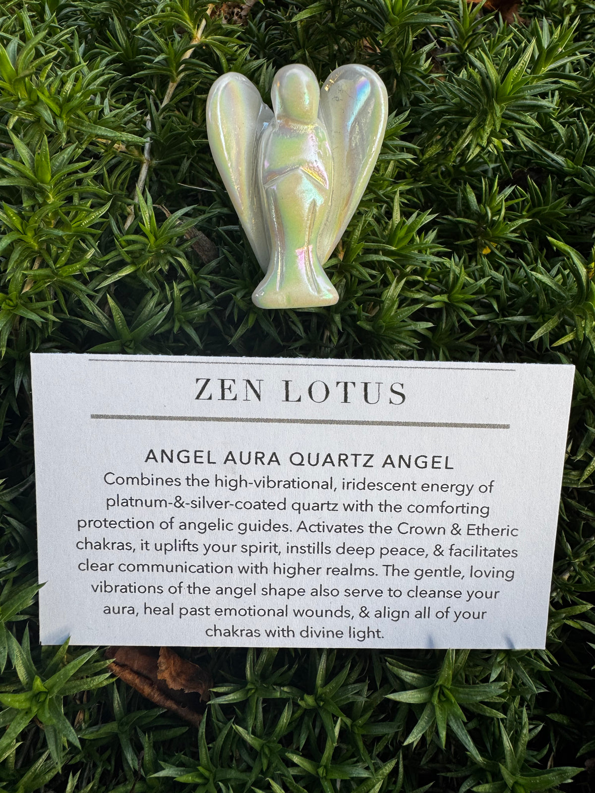 Angel Aura Quartz Angel Crystal Car Vent Clip