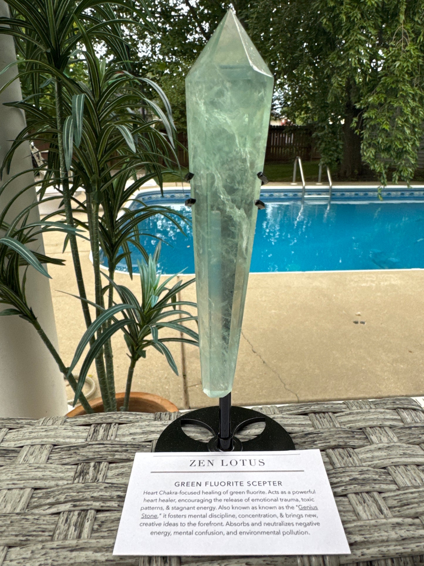 Green Fluorite Scepter
