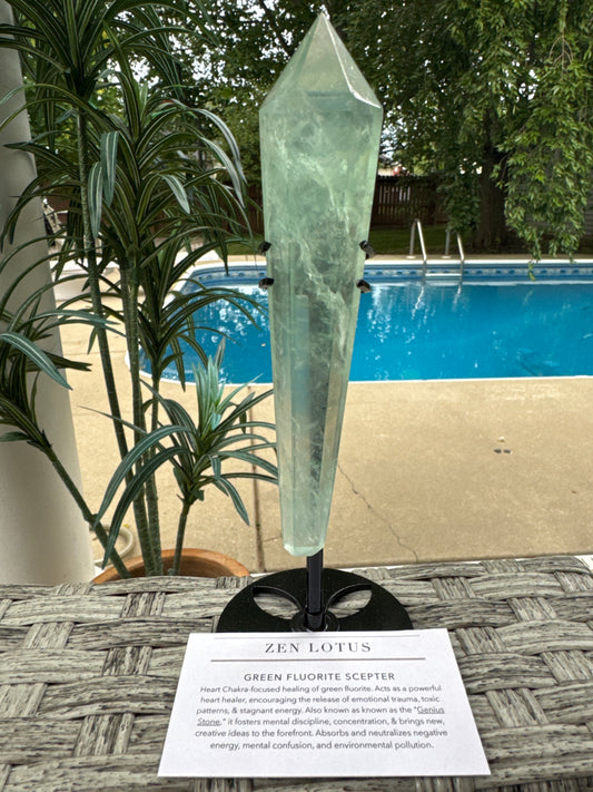 Green Fluorite Scepter