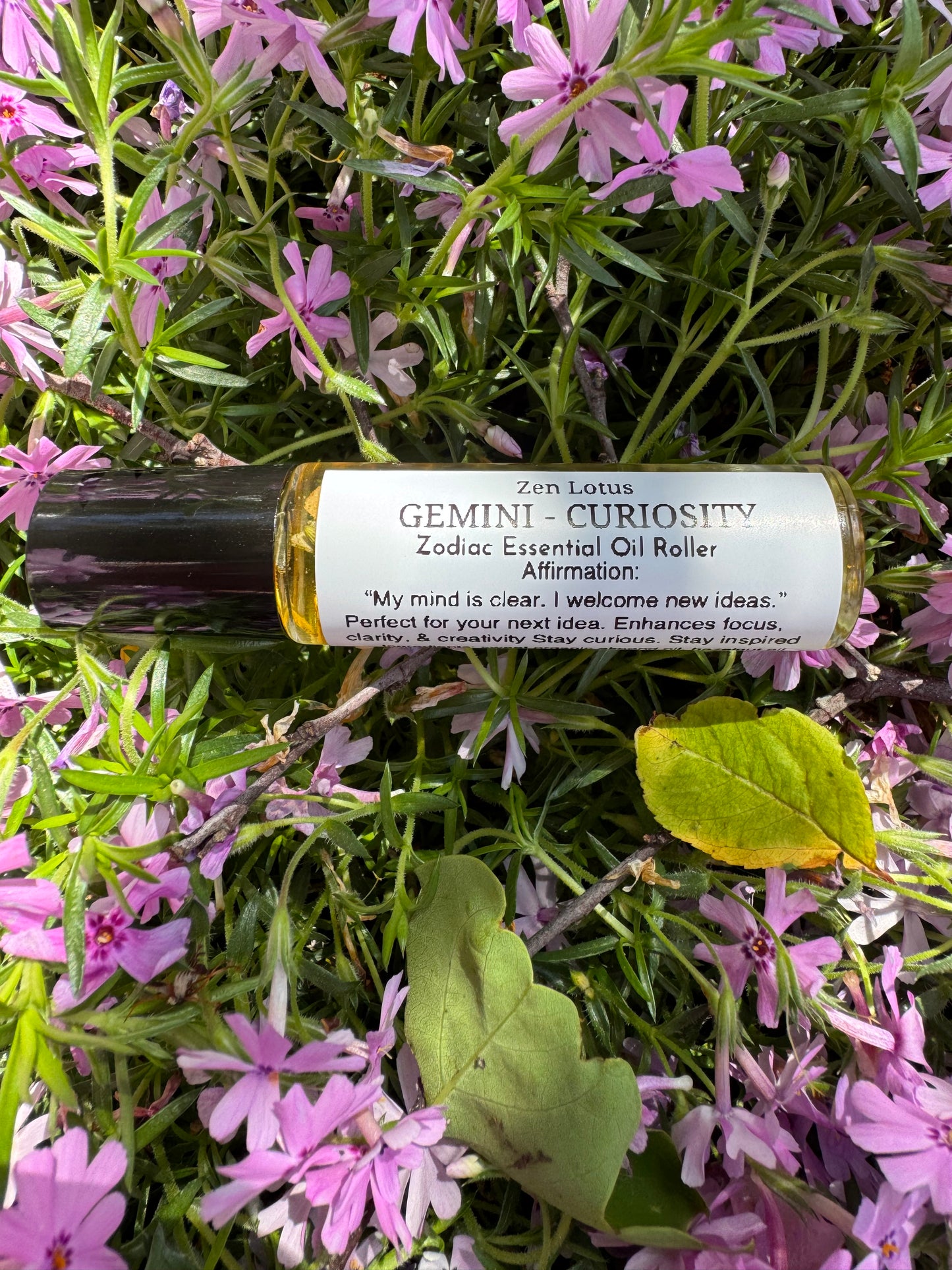 Gemini- Curiosity Essential Oil Roller- Zodiac Collection