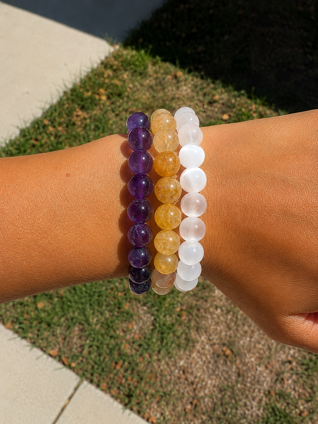 Divine Connection • Curated Crystal Bracelet Stack