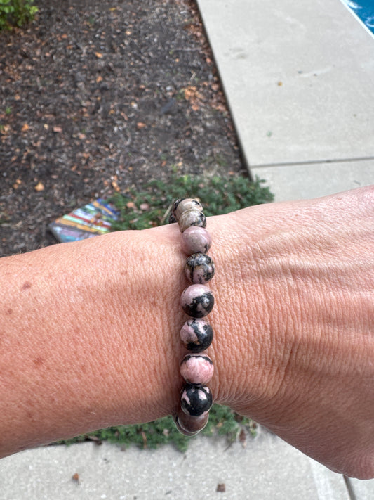 Rhodonite Natural Stone Bracelet