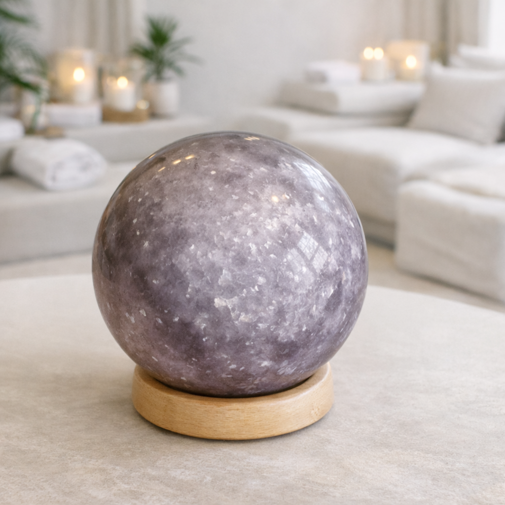 Lepidolite Orb