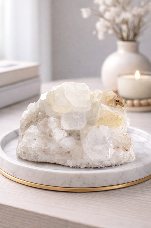Zeolite Quartz Cluster