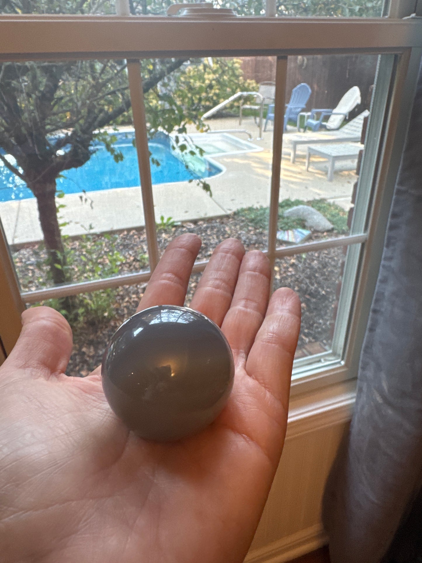 Blue Chalcedony Orb