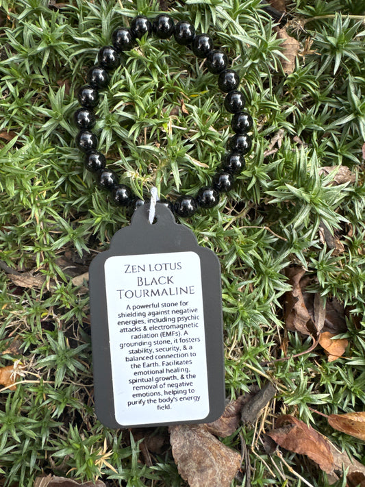 Black Tourmaline Natural Stone Bracelet