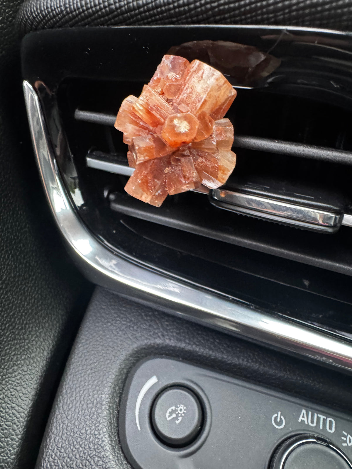 Aragonite Crystal Car Clip