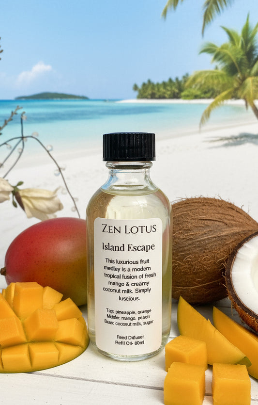 Island Escape-Oil Refill for Reed Diffuser