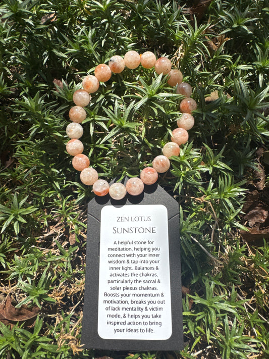 Sunstone Natural Stone Bracelet