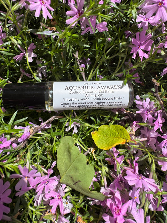 Aquarius- Awaken Essential Oil Roller- Zodiac Collection