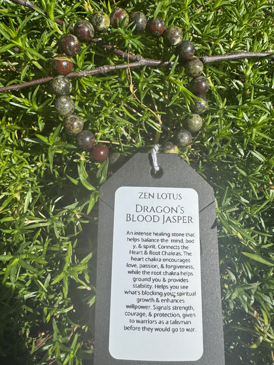Dragon's Blood Natural Stone Bracelet
