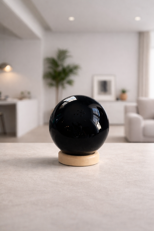 Black Obsidian Sphere 4cm