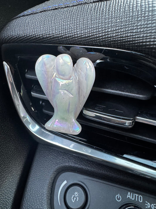 Angel Aura Quartz Angel Crystal Car Vent Clip