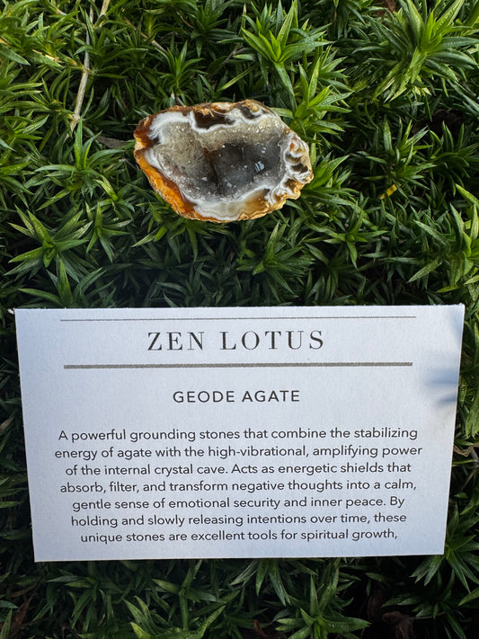 Geode Agate Crystal Car Vent Clip