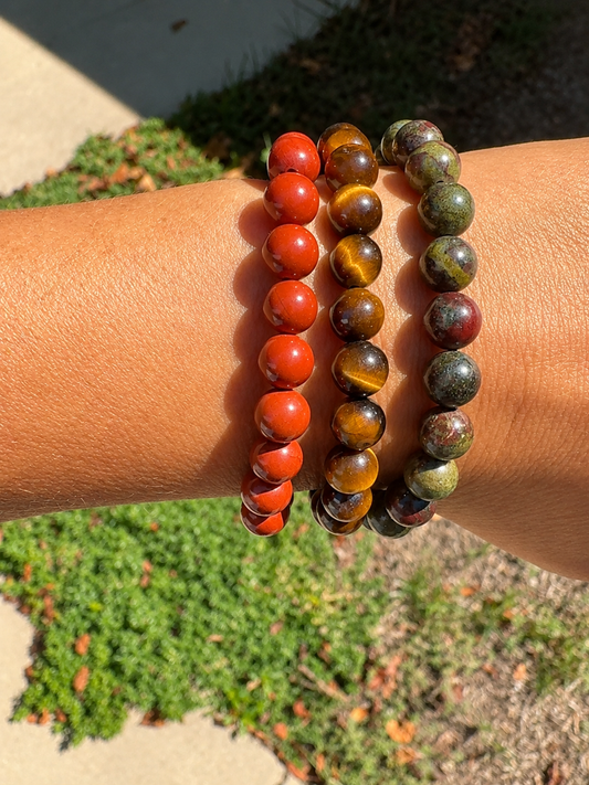 Warrior Spirit • Curated Crystal Bracelet Stack