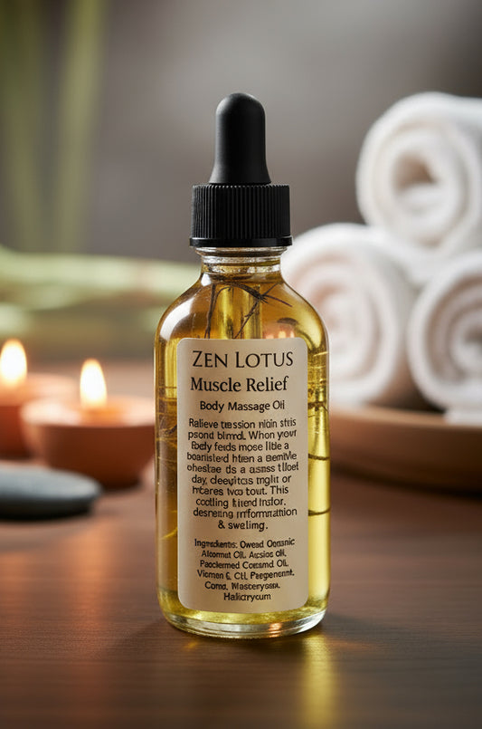 Muscle Relief Body/ Massage Oil