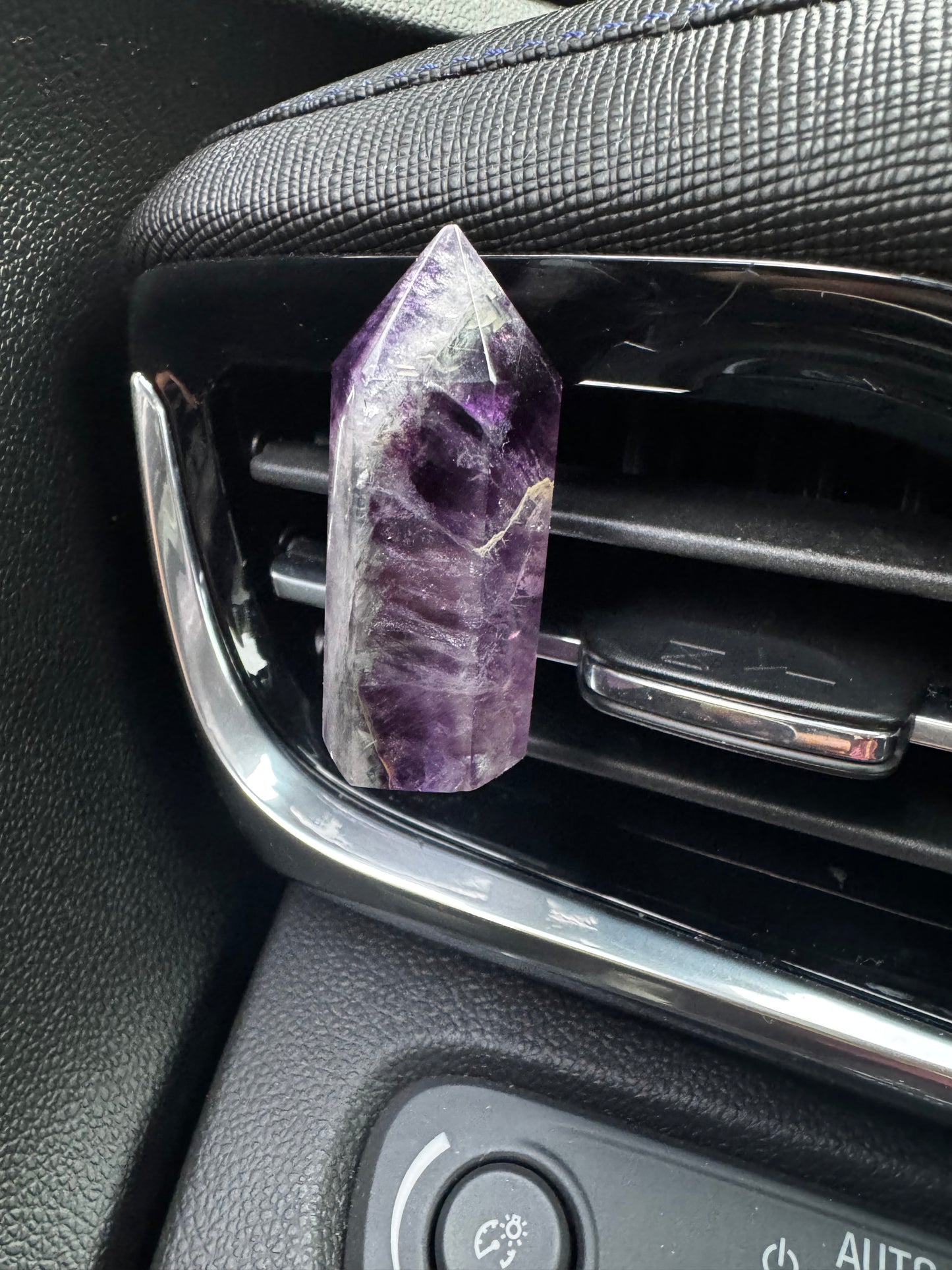 Fluorite Crystal Car Vent Clip (multiple options)