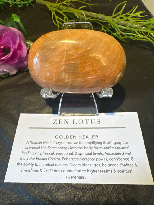 Golden Healer Palm Stone
