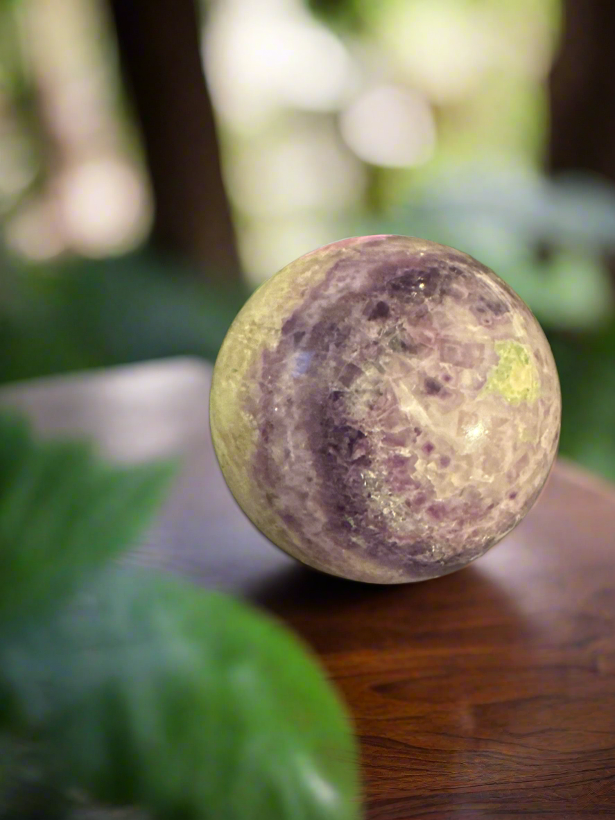 Amethyst Chevron Orb