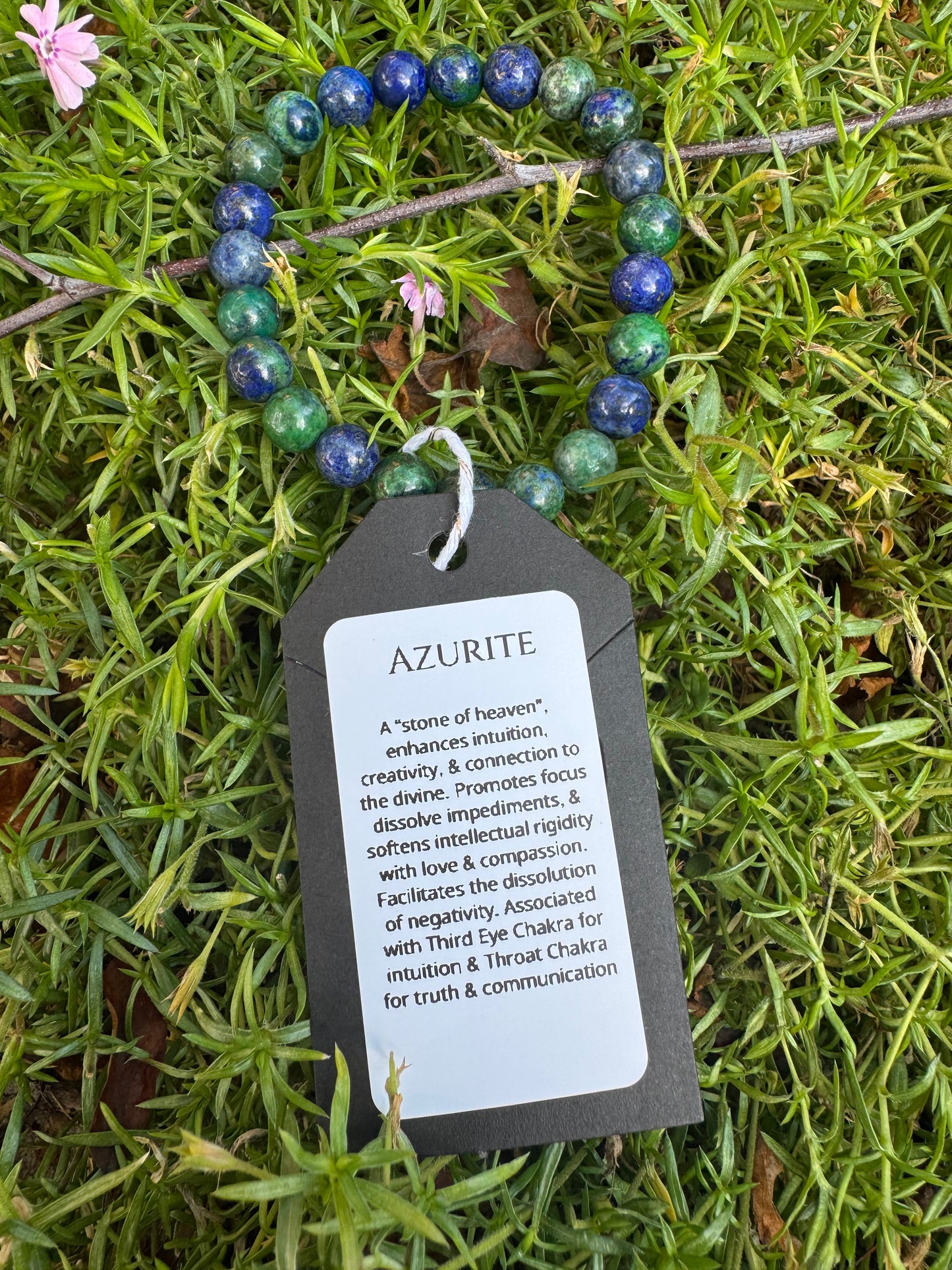 Azurite Natural Stone Bracelet