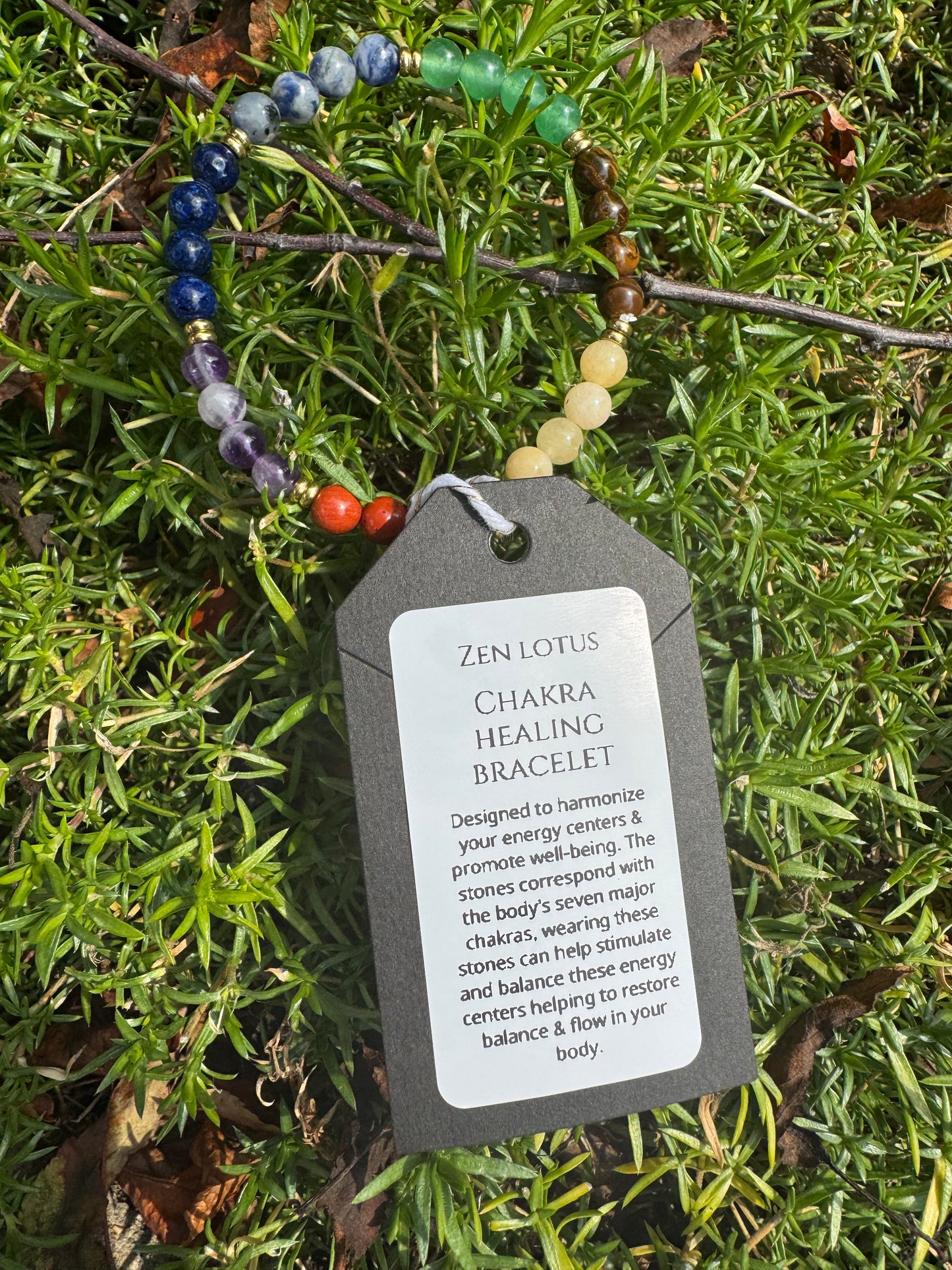 Chakra Healing Stone Bracelet (6mm bead)
